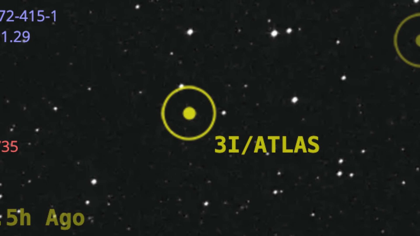 trayectoria 3i atlas en vivo hoy