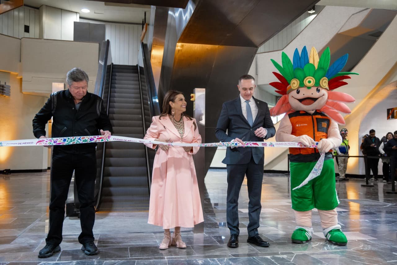 escaleras del metro.