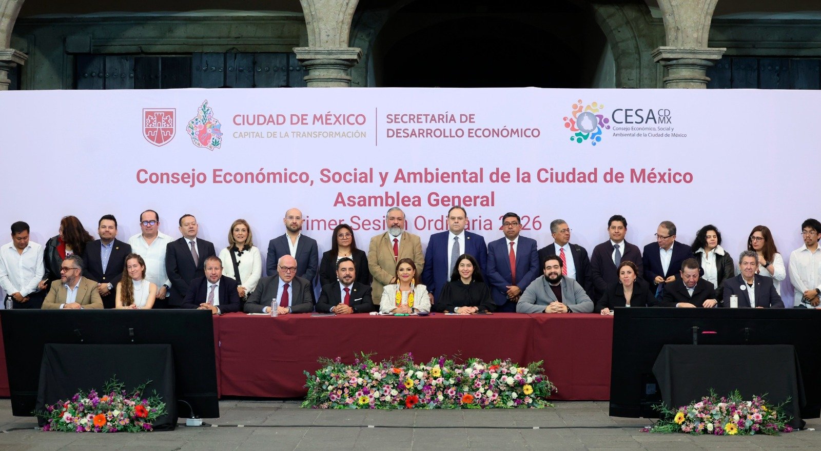 Clara Brugada encabeza la Primera Sesión Ordinaria 2026 del Consejo Económico, Social y Ambiental y consolida una agenda de prosperidad compartida