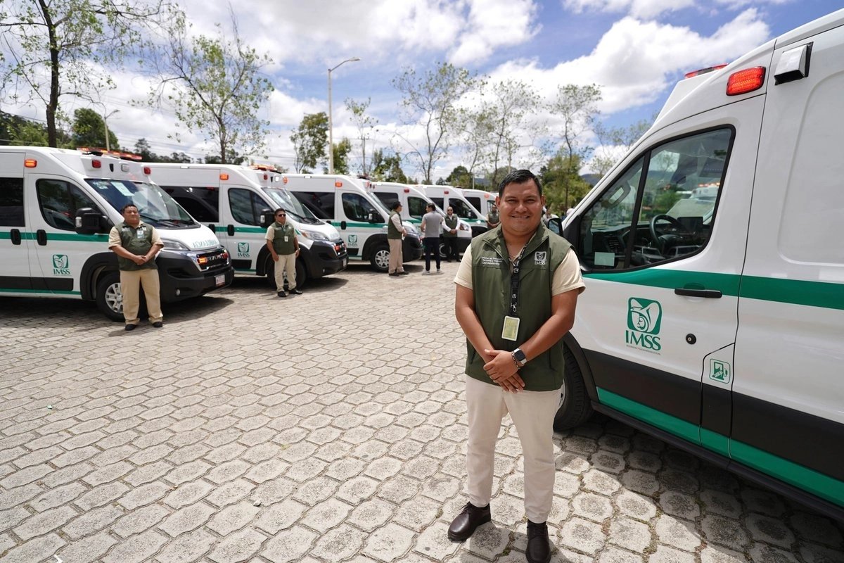 imss incorpora 10 nuevas ambulan